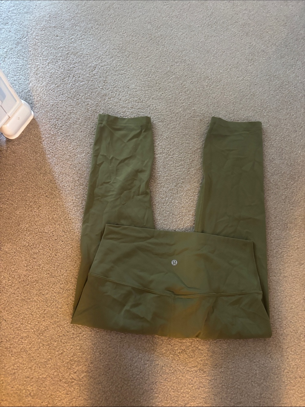 lululemon athletica Align Olive High-Rise Active Leggings, length